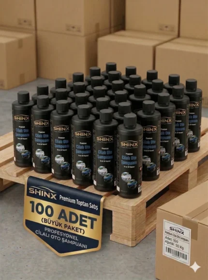 Toptan Cilalı Oto Şampuanı 500ml 100 Adet Maksimum Tasarruf Paketi