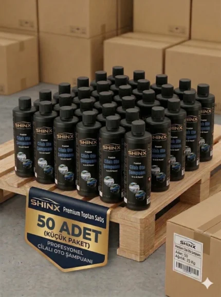Toptan Cilalı Oto Şampuanı 500ml 50 Adet Profesyonel Paket