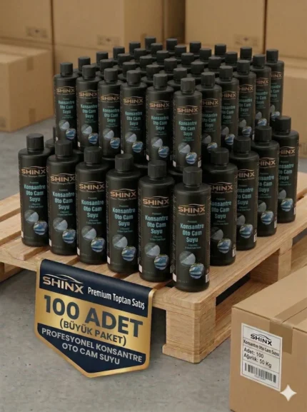 Toptan Konsantre Oto Cam Suyu 500ml 100 Adet Maksimum Tasarruf Paketi