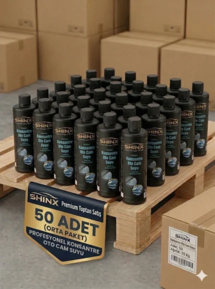 Toptan Konsantre Oto Cam Suyu 500ml 50 Adet Tasarruf Paketi
