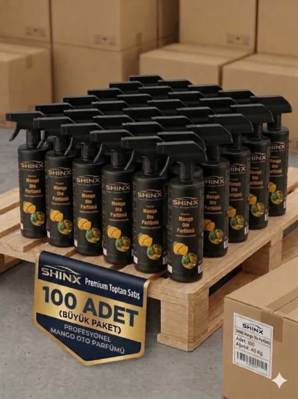 Toptan Mango Oto Parfümü 400ml 100 Adet Maksimum Tasarruf Paketi